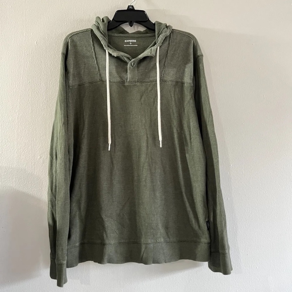 Express waffle hoodie